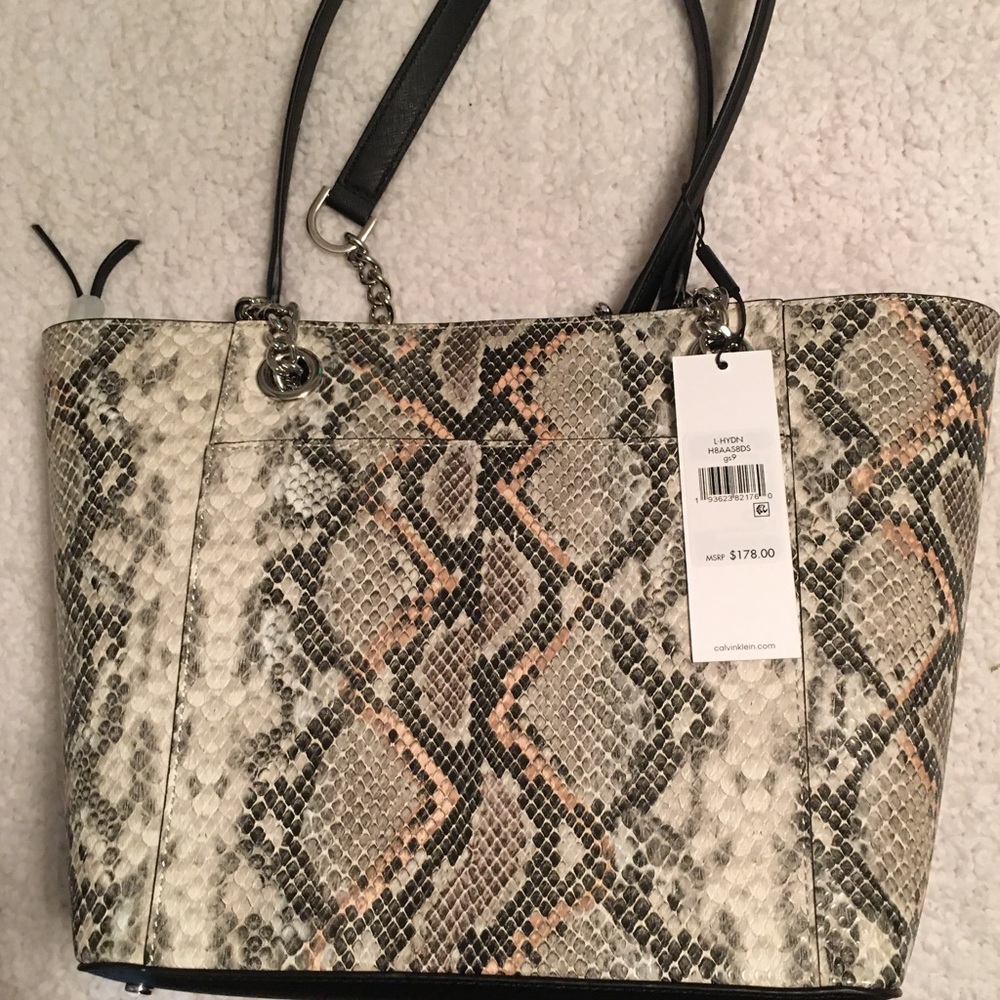 Snake skin Calvin Klein purse
